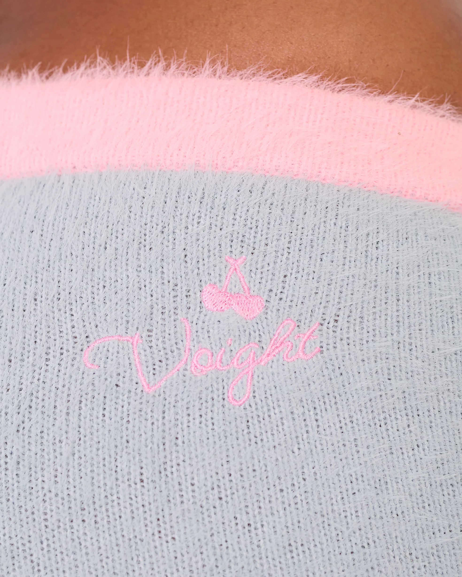 Fuzzy Flare Pants in Blue - Image 3