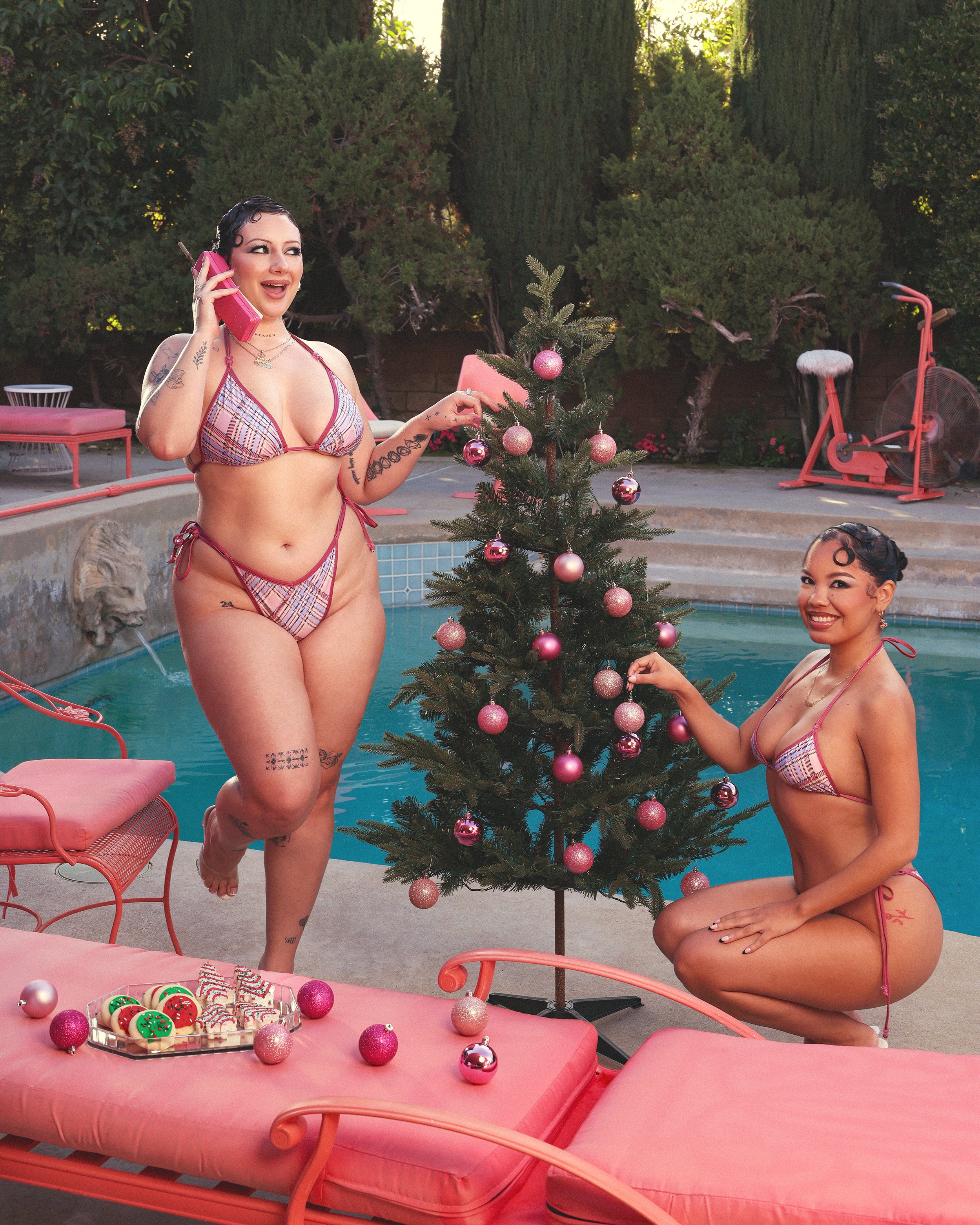 PRE-ORDER Mace V-kini Set in Plaid - Image 8