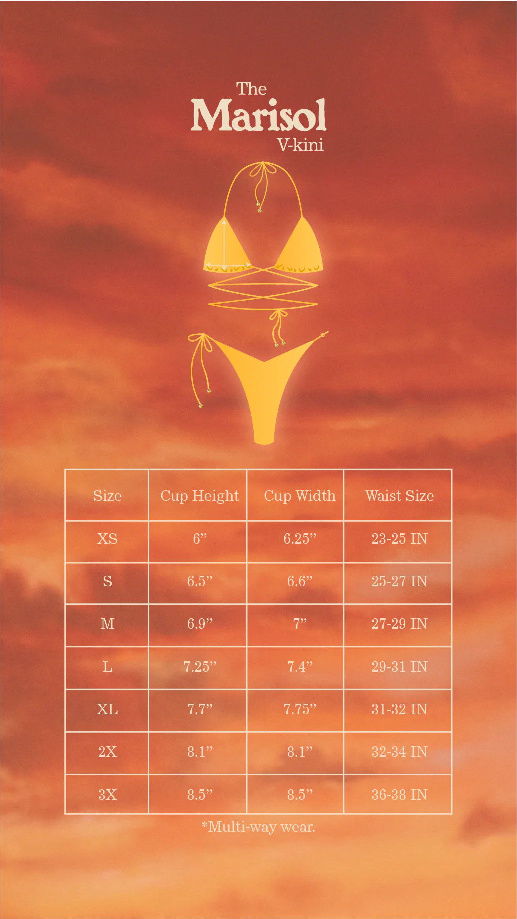 Marisol V-Kini Bottom in Yellow - Image 8