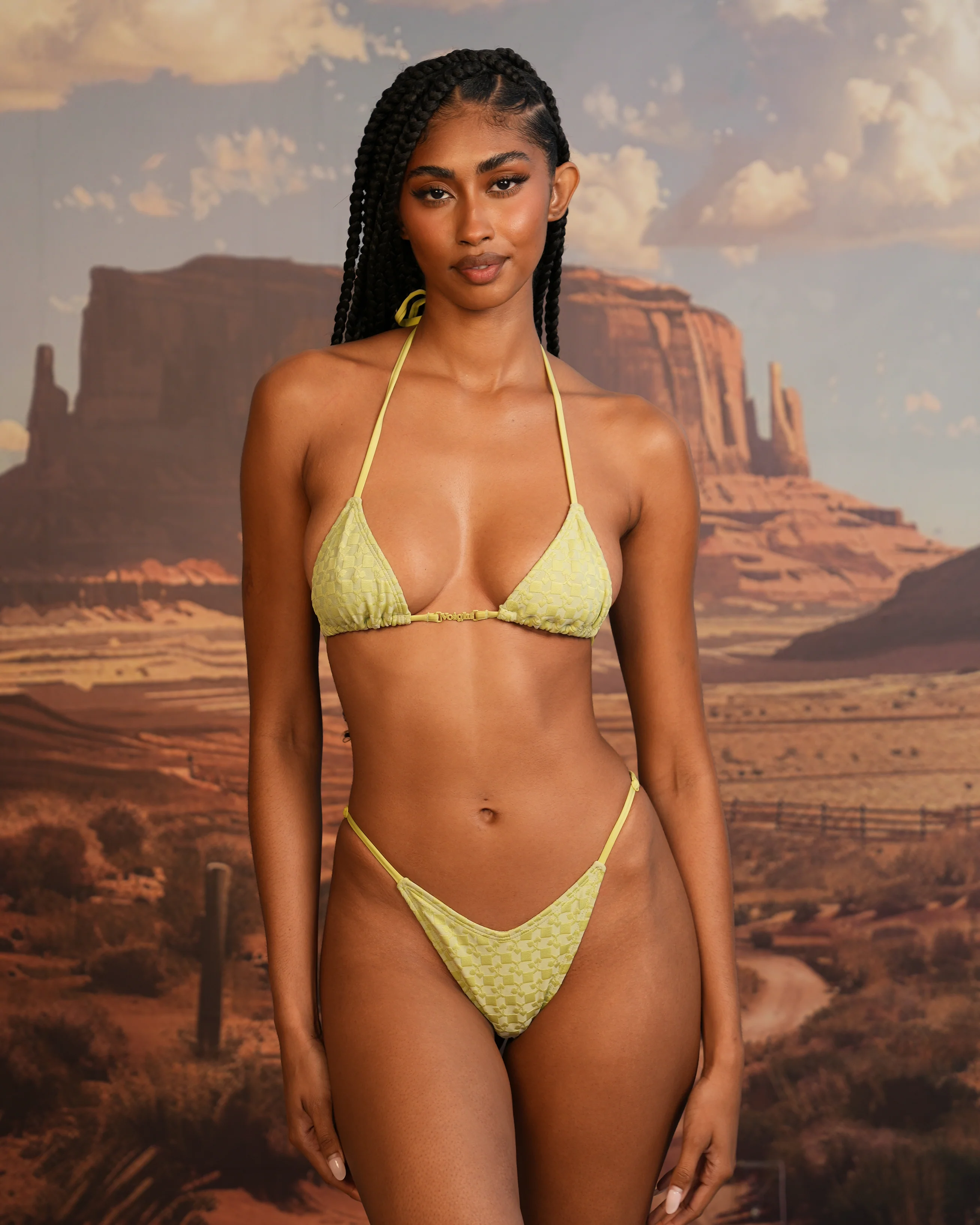 Paloma V-kini Set in Sage - Image 4