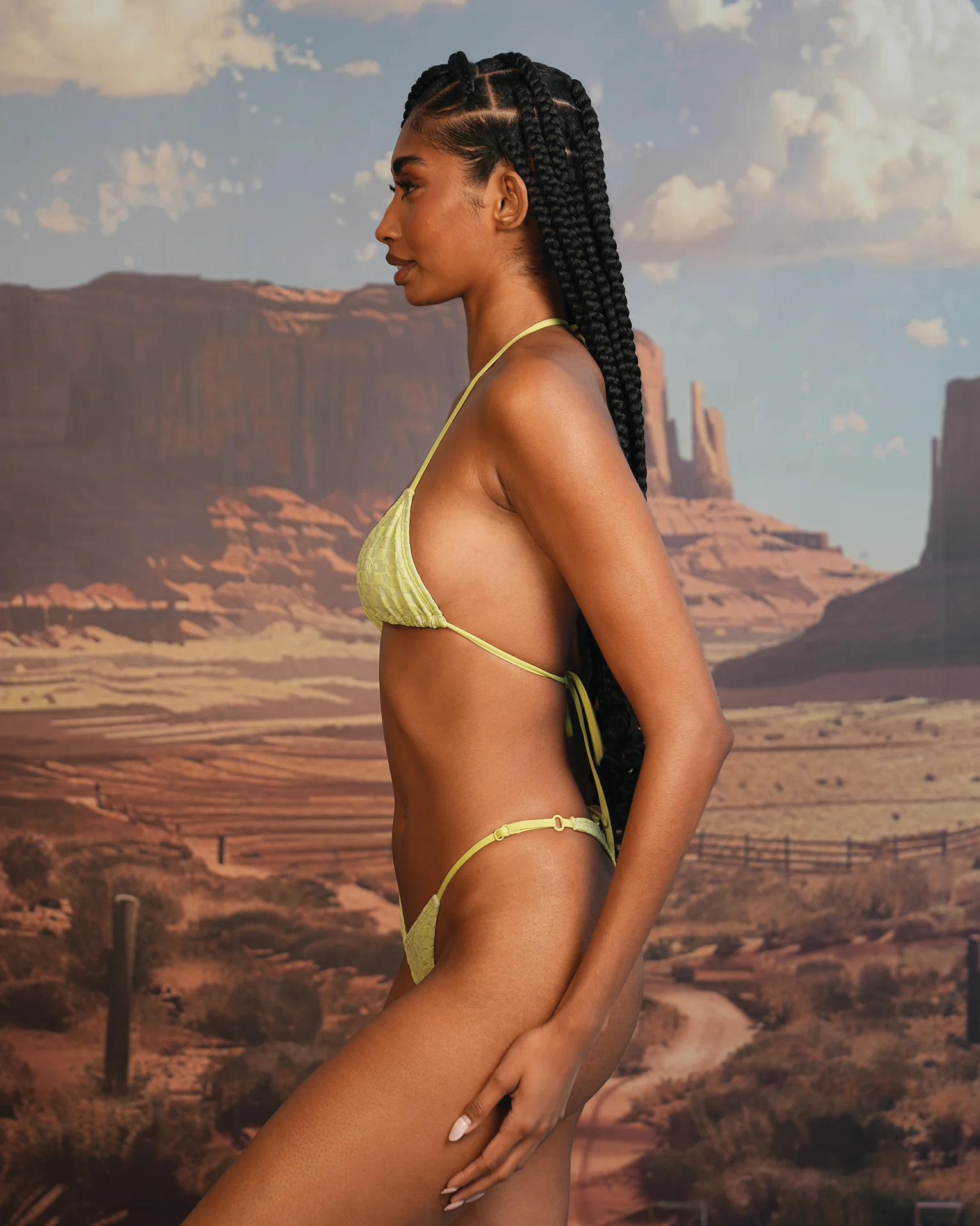 Paloma V-kini Set in Sage - Image 6