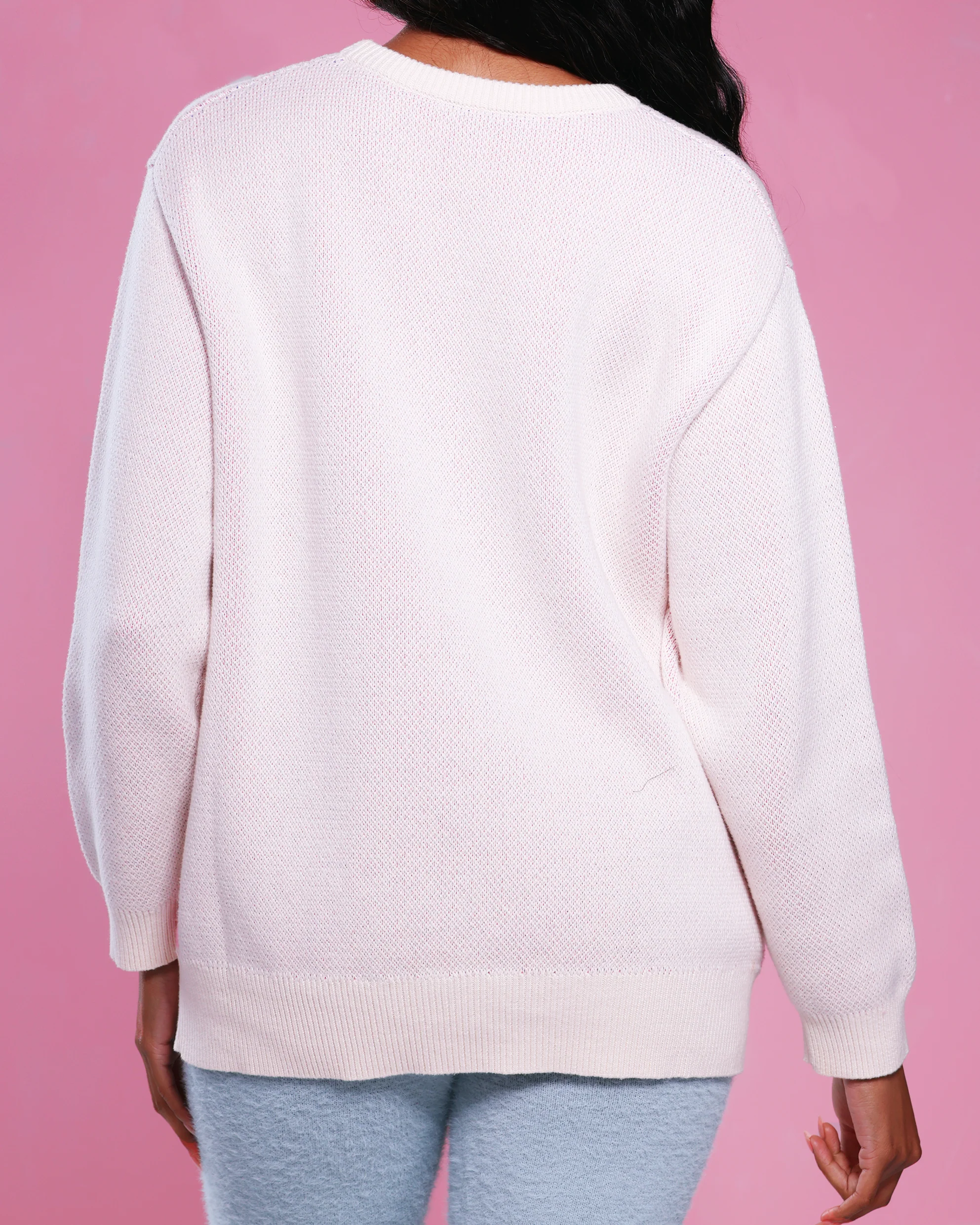 PRE-ORDER Ski Club Sweater in Cream - Image 5