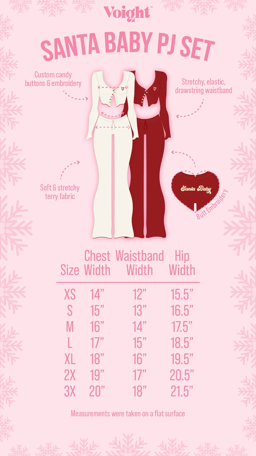 Santa Baby PJ Top in Cream - Image 6