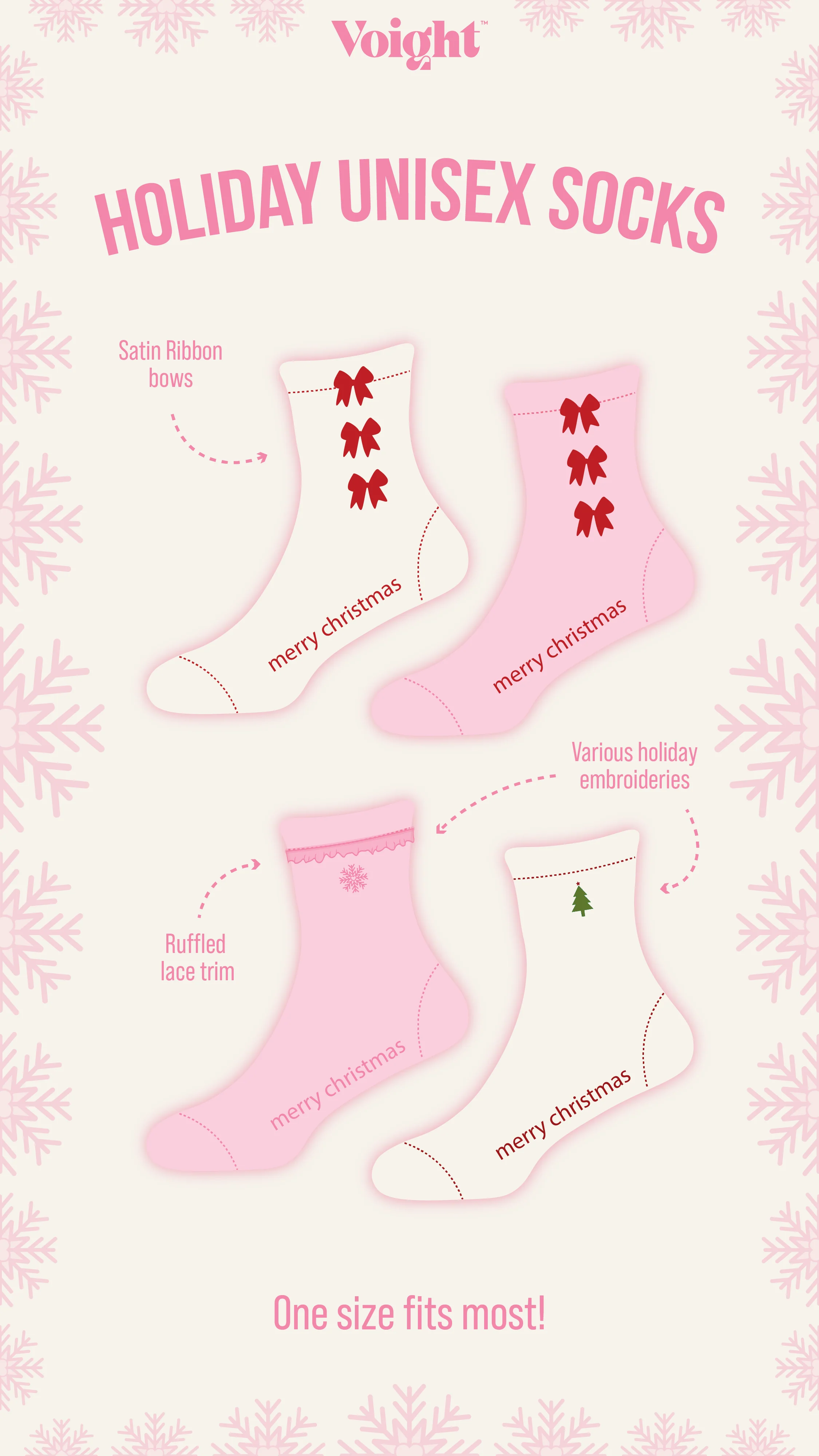 Snowflake Socks - Image 3