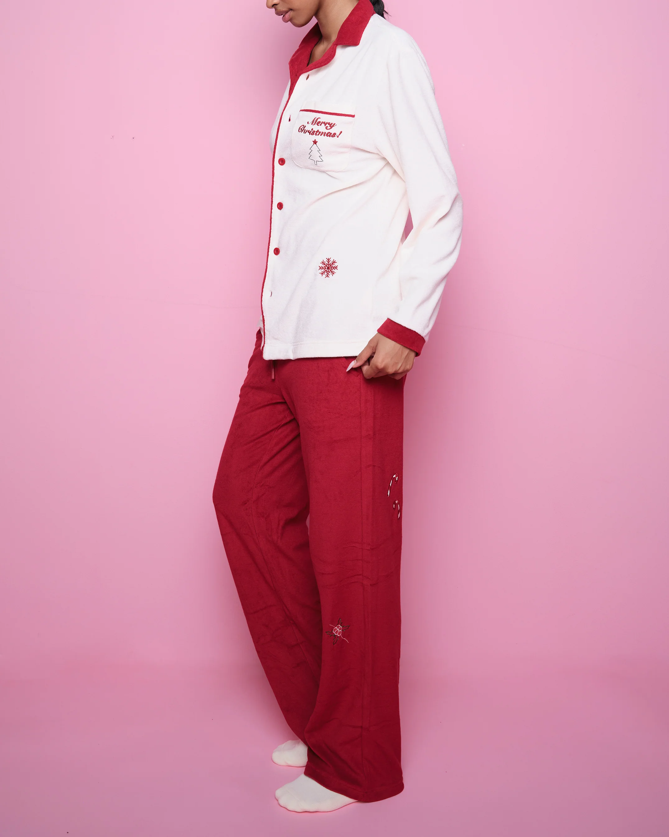 Unisex Button Down PJ Top - Image 3